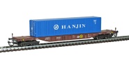[N�kladn� vozy] &rarr;&nbsp;[N�zkost�nn�]&nbsp;&rarr;&nbsp;[4-os� kontejnerov� Sngs]&nbsp;&rarr;&nbsp;31146: plo�inov� v�z hn�d� s n�kladem kontejneru 40&prime; „HANJIN“