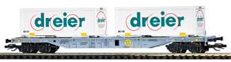 [N�kladn� vozy] &rarr;&nbsp;[N�zkost�nn�]&nbsp;&rarr;&nbsp;[4-os� kontejnerov� Sngs]&nbsp;&rarr;&nbsp;31144: �ed� se dv�ma b�l�mi kontejnery 20&prime; „Dreier“