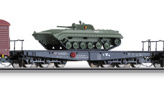 [N�kladn� vozy] &rarr;&nbsp;[N�zkost�nn�]&nbsp;&rarr;&nbsp;[6-os� plo�inov�]&nbsp;&rarr;&nbsp;01592: �ern� s n�kladem tanku BMP-1