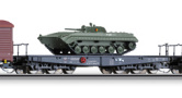 [N�kladn� vozy] &rarr;&nbsp;[N�zkost�nn�]&nbsp;&rarr;&nbsp;[6-os� plo�inov�]&nbsp;&rarr;&nbsp;01593: �ern� s n�kladem tanku BMP-1
