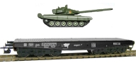 [N�kladn� vozy] &rarr;&nbsp;[N�zkost�nn�]&nbsp;&rarr;&nbsp;[6-os� plo�inov�]&nbsp;&rarr;&nbsp;502031: plo�inov� v�z �ern� s n�kladem tanku T72