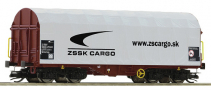 [N�kladn� vozy] &rarr;&nbsp;[N�zkost�nn�]&nbsp;&rarr;&nbsp;[4-os� plo�inov� Shimms]&nbsp;&rarr;&nbsp;5190001: plo�inov� v�z hn�d� s odsuvnou �edou plachtou „ZSSK CARGO“