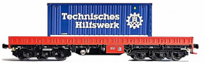 [N�kladn� vozy] &rarr;&nbsp;[N�zkost�nn�]&nbsp;&rarr;&nbsp;[6-os� n�zkost�nn�]&nbsp;&rarr;&nbsp;NW52401: n�zkost�nn�ch n�kladn� v�z �erven� s kontejnerem „Technisches Hilfswerk”