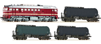 [Soupravy] &rarr;&nbsp;[S lokomotivou]&nbsp;&rarr;&nbsp;35004: set dieselov� lokomotivy BR 120 a t�� cisternov�ch voz�