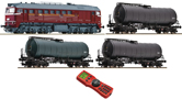 [Soupravy] &rarr;&nbsp;[S lokomotivou]&nbsp;&rarr;&nbsp;35010: set dieselov� lokomotivy BR 220 a t�� cisternov�ch voz�