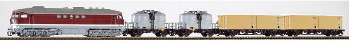 [Soupravy] &rarr;&nbsp;[S lokomotivou]&nbsp;&rarr;&nbsp;47010: set dieselov� lokomotivy BR 130 a �ty� n�kladn�ch voz�