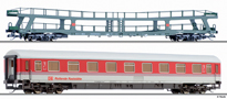[Soupravy] &rarr;&nbsp;[Osobn�]&nbsp;&rarr;&nbsp;01704: set autovozu a rychl�kov�ho vozu „Rollende Rastst�tte“