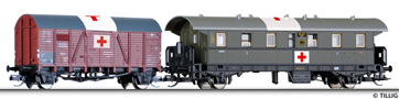 [Soupravy] &rarr;&nbsp;[Osobn�]&nbsp;&rarr;&nbsp;01753 E: set osobn�ho vozu a kryt�ho n�kladn�ho vozu „Lazarettzug“