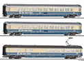 [Soupravy] &rarr;&nbsp;[Osobn�]&nbsp;&rarr;&nbsp;01042 E: set t�� rychl�kov�ch voz� „Ausstellungszug: Die neue Bahn 1985“