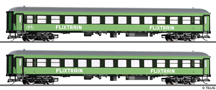 [Soupravy] &rarr;&nbsp;[Osobn�]&nbsp;&rarr;&nbsp;01101: set dvou rychl�kov�ch voz� v barevn�m schematu „Flixtrain“, SET 2