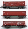 [Soupravy] &rarr;&nbsp;[N�kladn�]&nbsp;&rarr;&nbsp;200502: set t�� otev�en�ch n�kladn�ch voz� „Braunkohle 8“