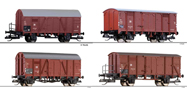 [Soupravy] &rarr;&nbsp;[N�kladn�]&nbsp;&rarr;&nbsp;501605: set 12 n�kladn�ch kryt�ch voz� „Display gedeckte G�terwagen“
