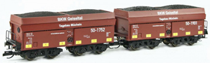 [Soupravy] &rarr;&nbsp;[N�kladn�]&nbsp;&rarr;&nbsp;23032: set dvou samov�sypn�ch voz� s n�kladem uhl� „BKW Geiseltal“ SET 2