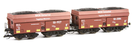 [Soupravy] &rarr;&nbsp;[N�kladn�]&nbsp;&rarr;&nbsp;23034: set dvou samov�sypn�ch voz� s n�kladem uhl� „BKW Geiseltal“ SET 4