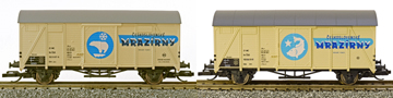 [Soupravy] &rarr;&nbsp;[N�kladn�]&nbsp;&rarr;&nbsp;S305: set dvou chlad�c�ch voz� „�eskoslovensk� mraz�rny“
