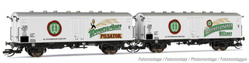 [Soupravy] &rarr;&nbsp;[N�kladn�]&nbsp;&rarr;&nbsp;HN9741: set dvou chlad�c�ch voz� „Wernesgr�ner Pilsator“ a „Wernesgr�ner Pilsener“
