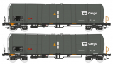 [Soupravy] &rarr;&nbsp;[N�kladn�]&nbsp;&rarr;&nbsp;96200042: set dvou �ed�ch kotlov�ch voz� s logem „�D Cargo“
