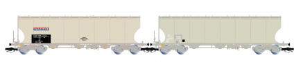 [Soupravy] &rarr;&nbsp;[N�kladn�]&nbsp;&rarr;&nbsp;HN9757: set dvou n�kladn�ch samov�sypn�ch voz� na p�epravu obil� „NACCO”