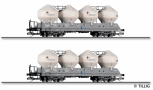[Soupravy] &rarr;&nbsp;[N�kladn�]&nbsp;&rarr;&nbsp;01118: set dvou n�kladn�ch samov�sypn�ch n�dobov�ch voz� „Holcim“